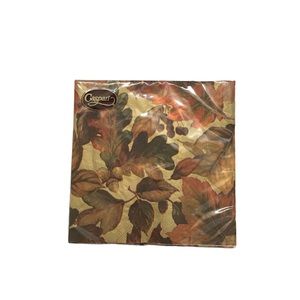 Caspari Falling Leaves Dinner Napkins (Set of 7)